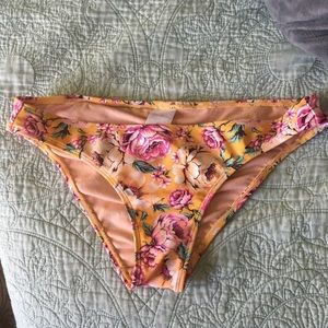 Floral bathing suit bottoms